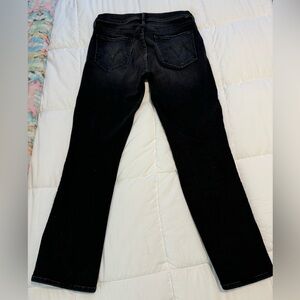 Washed Black Mother Jeans Size 30
